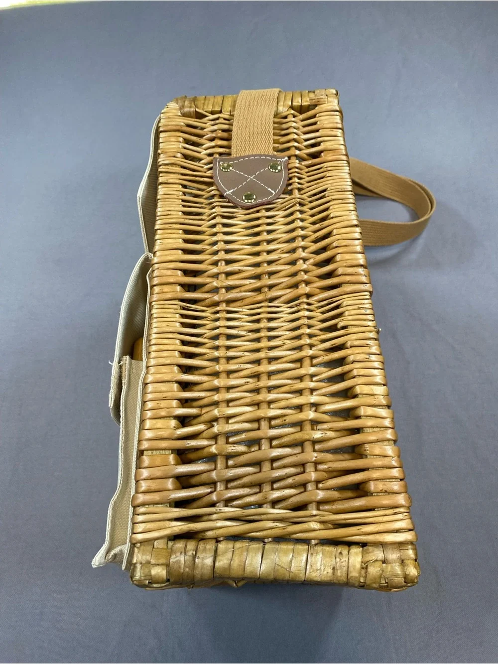 Picnic Time Wine and Cheese Basket with Wine and Cheese Tools